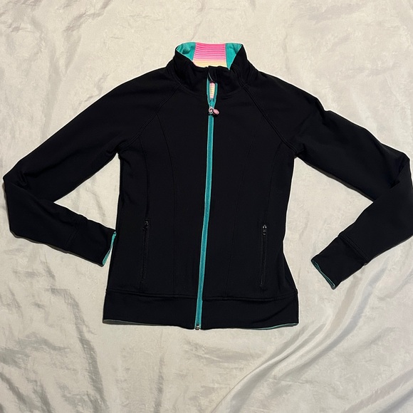 Ivivva Zip Up Reversible Sweatshirt Sz 12 - Picture 1 of 9